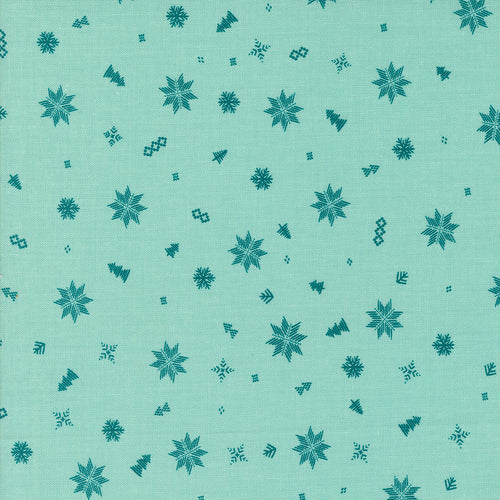Cozy Wonderland - Knit Toss Blenders Snowflake Icicle by Fancy That Design House