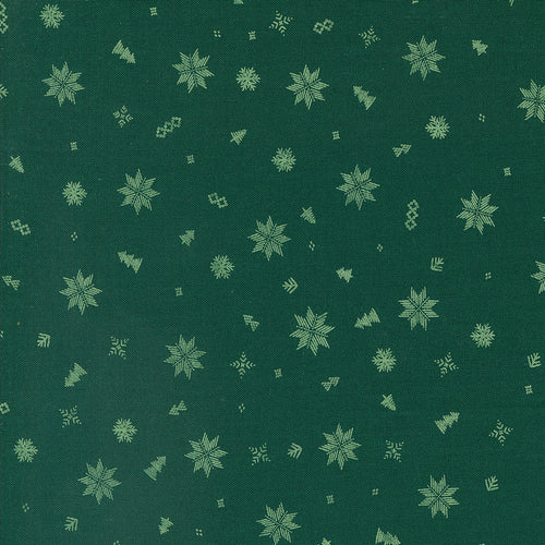 Cozy Wonderland - Knit Toss Blenders Snowflake Pine by Fancy That Design House