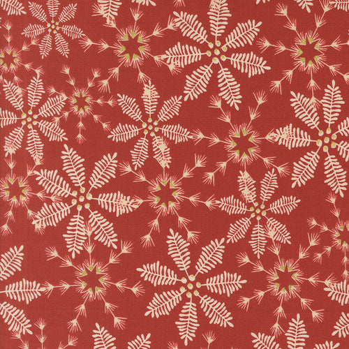 Old World Yuletide Snowflakes Poinsettia by Fancy That Design House