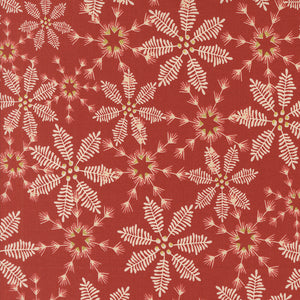 Old World Yuletide Snowflakes Poinsettia by Fancy That Design House