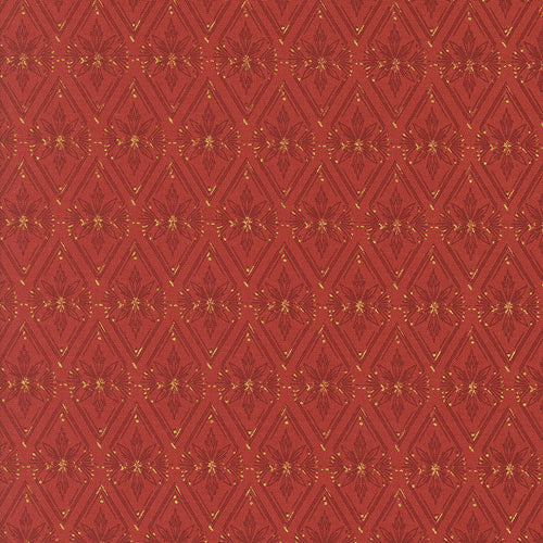 Old World Yuletide Diamonds Poinsettia by Fancy That Design House