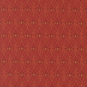 Old World Yuletide Diamonds Poinsettia by Fancy That Design House