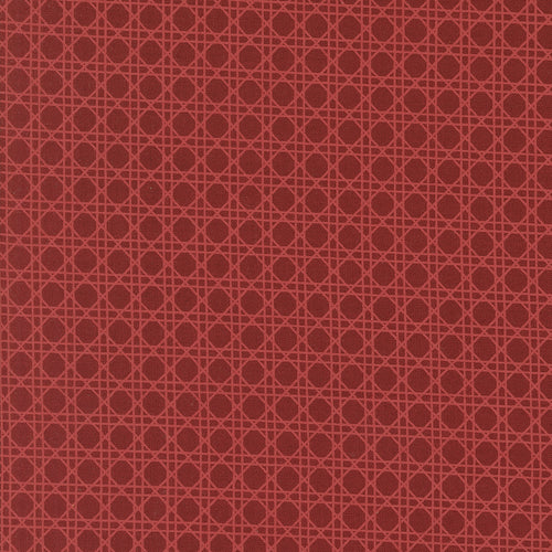 Old World Yuletide Trellis Check Crimson by Fancy That Design House