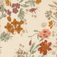 Foraged, Found, and Hand Me Down Harvest Blooms Eggshell by Fancy That Design House