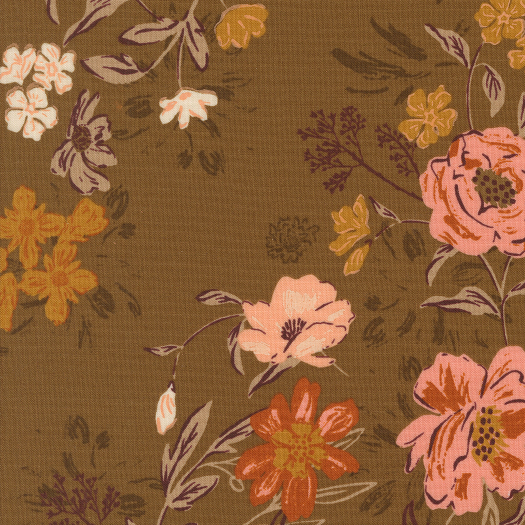Foraged, Found, and Hand Me Down Harvest Blooms Cocoa by Fancy That Design House