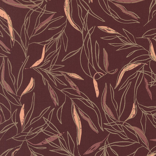 Foraged, Found, and Hand Me Down Loose Leaves Merlot by Fancy That Design House