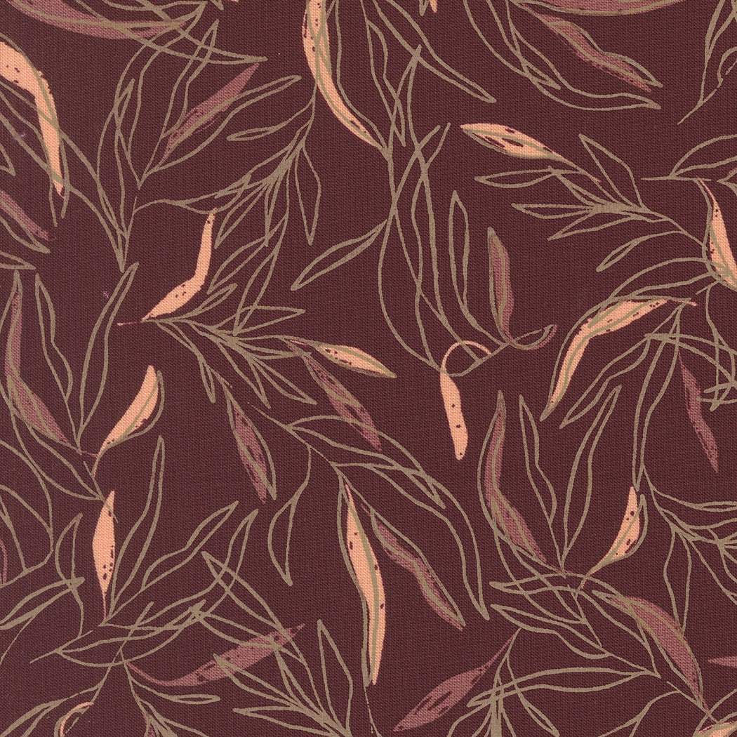 Foraged, Found, and Hand Me Down Loose Leaves Merlot by Fancy That Design House
