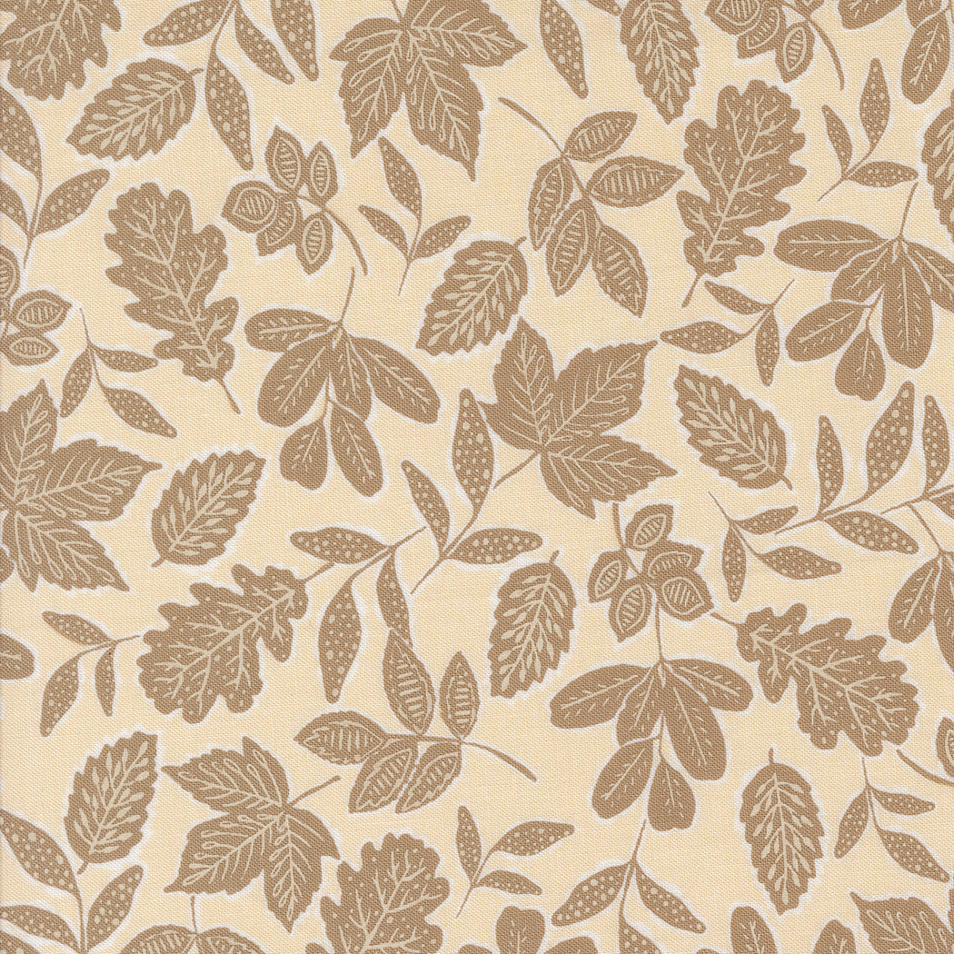 Foraged, Found, and Hand Me Down Leafage Eggshell by Fancy That Design House