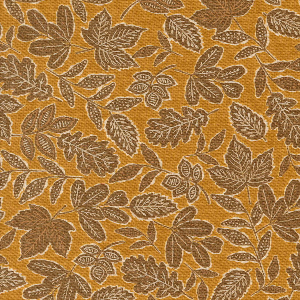 Foraged, Found, and Hand Me Down Leafage Caramel by Fancy That Design House
