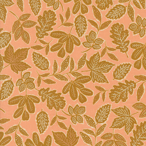 Foraged, Found, and Hand Me Down Leafage Peach by Fancy That Design House