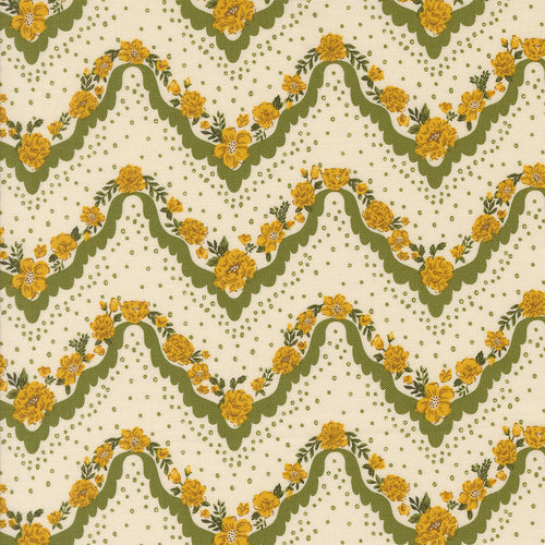 COMING SOON - Foraged, Found, and Hand Me Down Chevron Stripes Fern by Fancy That Design House