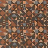 Wellspring Quilt Blocked Geometrics Charcoal by Fancy That Design House