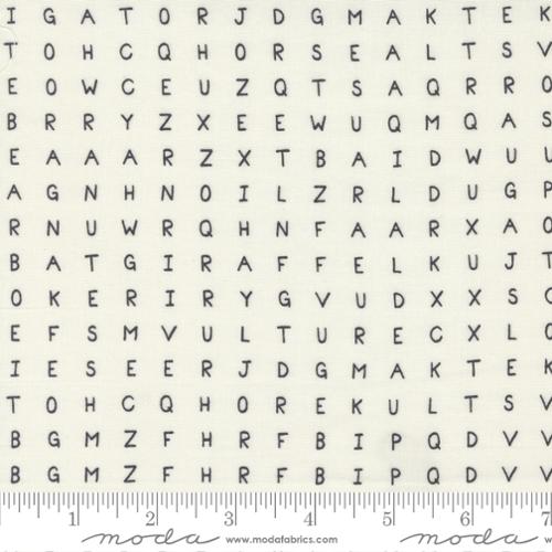 ABC XYZ Word Search Cream by Stacy Iest Hsu