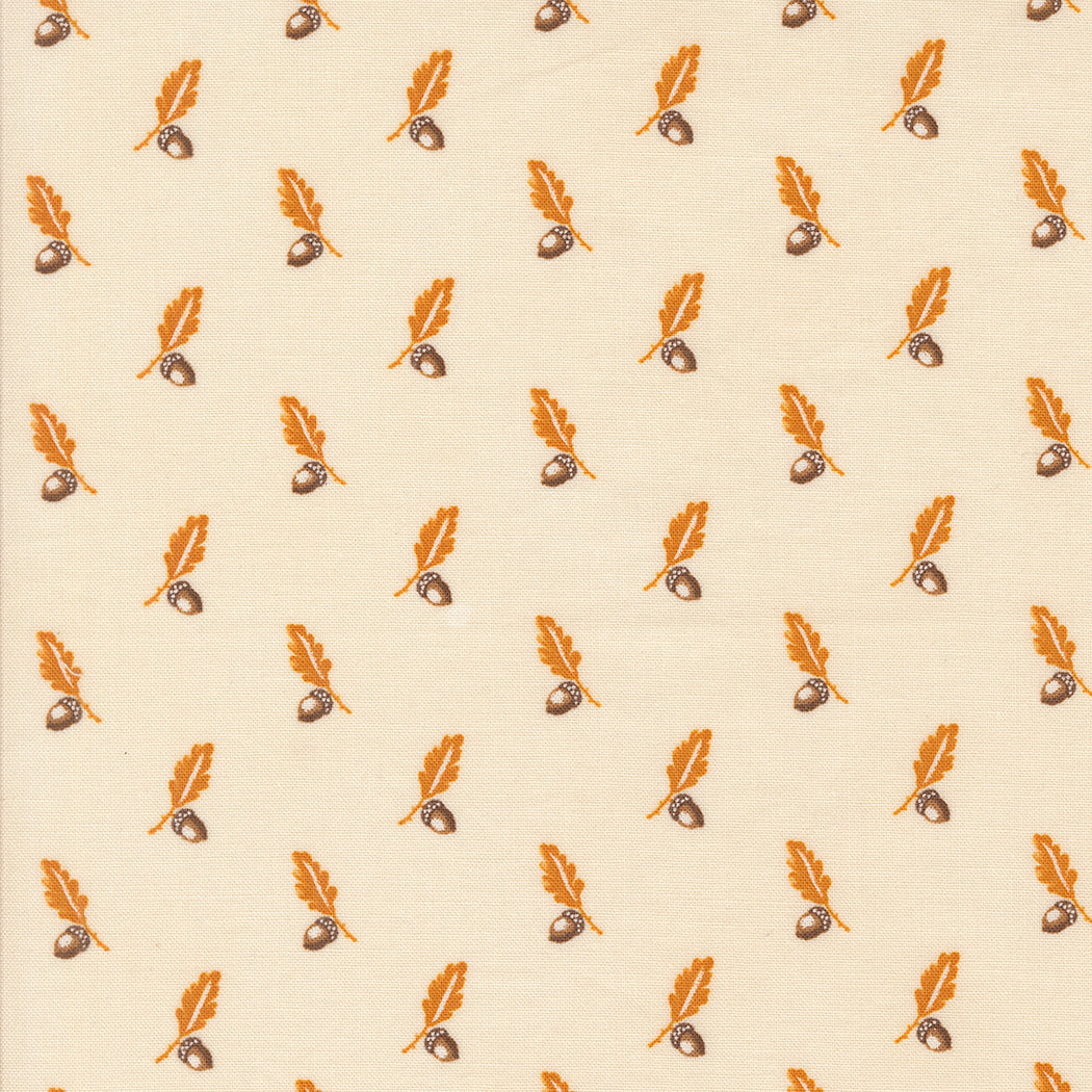 Pumpkin Spice Gatherings Acorn and Oak Cream Pumpkin by Primitive Gatherings