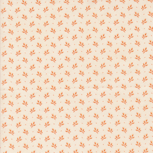 Pumpkin Spice Gatherings Leaf Branches Cream Pumpkin by Primitive Gatherings