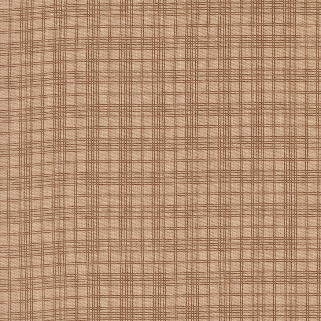 Pumpkin Spice Gatherings Open Plaid Khaki by Primitive Gatherings