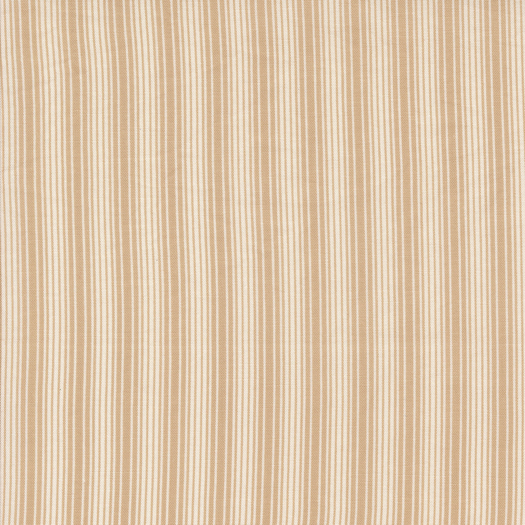 Pumpkin Spice Gatherings Linen Stripes Khaki by Primitive Gatherings