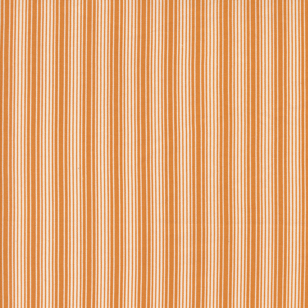 Pumpkin Spice Gatherings Linen Stripes Pumpkin by Primitive Gatherings