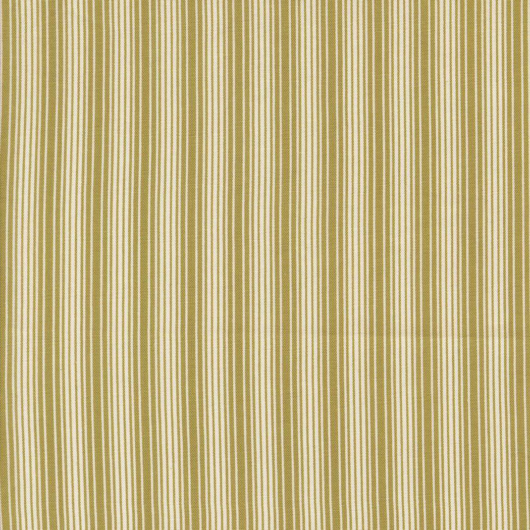 Pumpkin Spice Gatherings Linen Stripes Basil by Primitive Gatherings