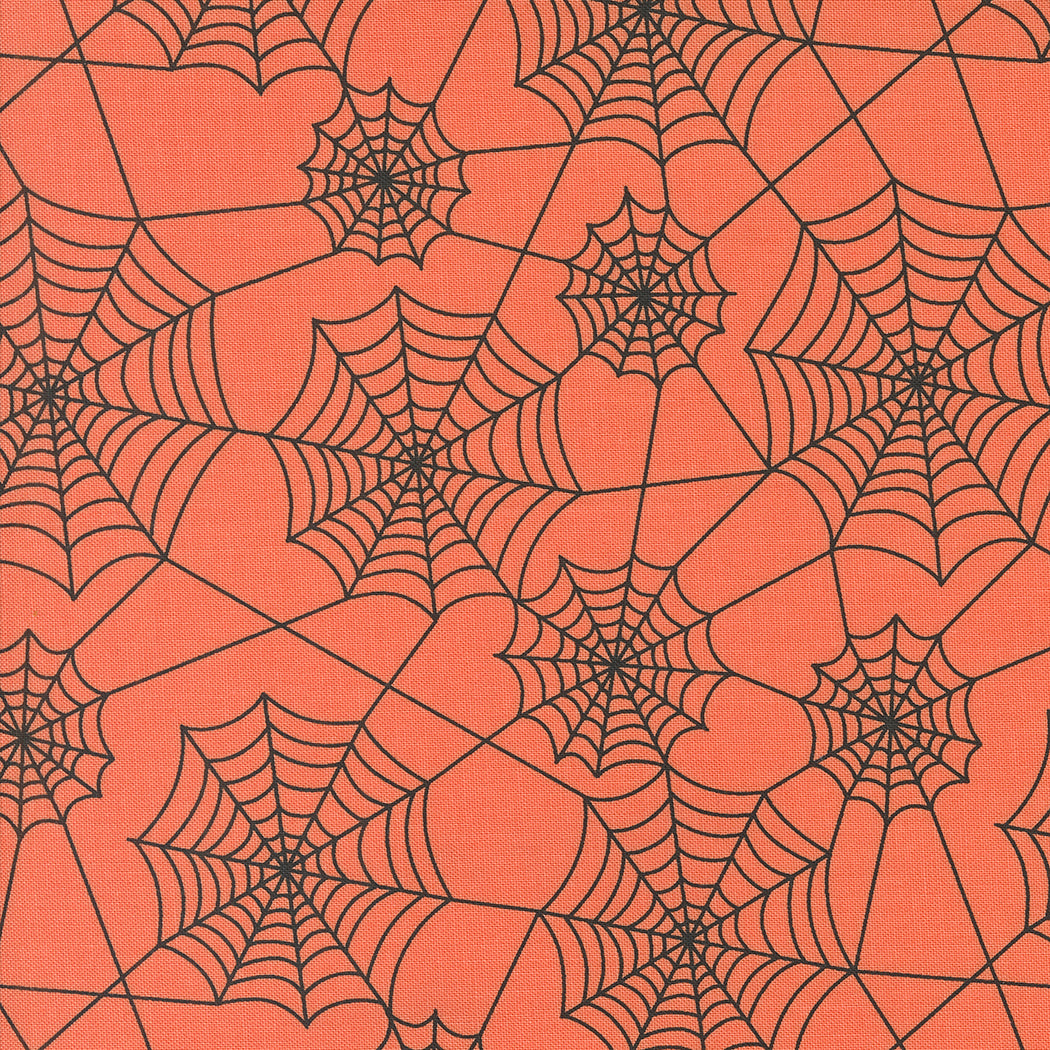 Hey Boo - Novelty Spider Webs Soft Pumpkin by Lella Boutique