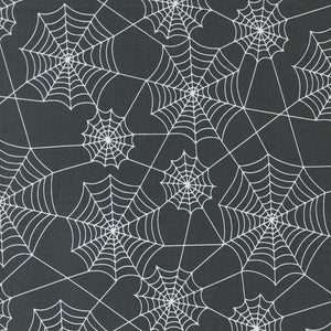 Hey Boo - Novelty Spiderwebs Midnight by Lella Boutique