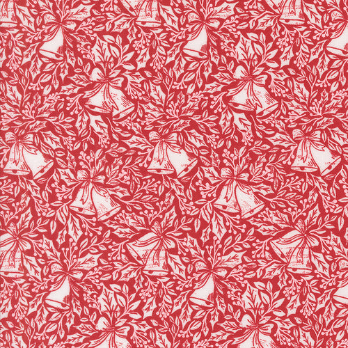 Berry and Pine Christmas Bells Cranberry by Lella Boutique