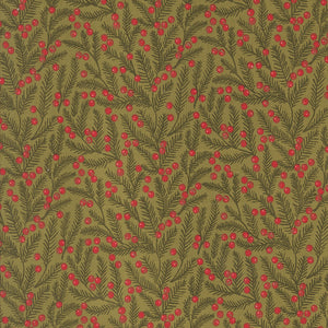 Berry and Pine Pine Needles Sage by Lella Boutique