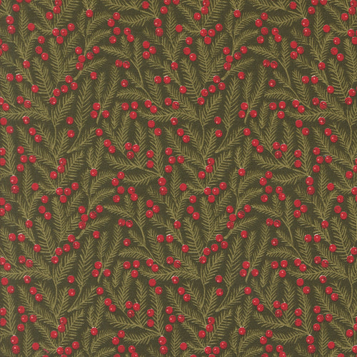 Berry and Pine Pine Needles Evergreen by Lella Boutique