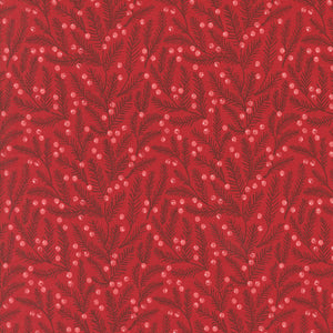 Berry and Pine Pine Needles Cranberry by Lella Boutique