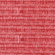 Berry and Pine O Christmas Tree Music Cranberry by Lella Boutique
