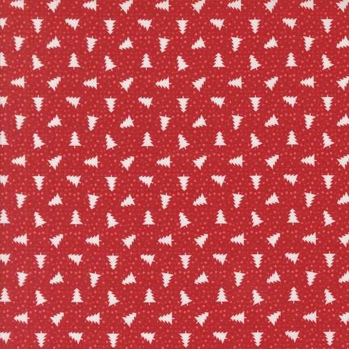 Berry and Pine Little Christmas Trees Cranberry by Lella Boutique
