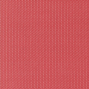 Berry and Pine Yule Herringbone Cranberry by Lella Boutique