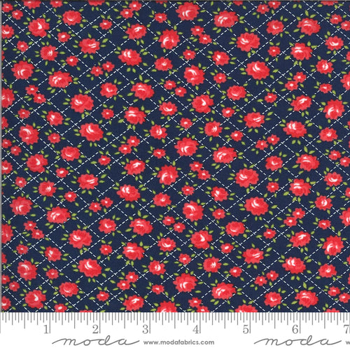 Shine On - Roses Navy by Bonnie and Camille