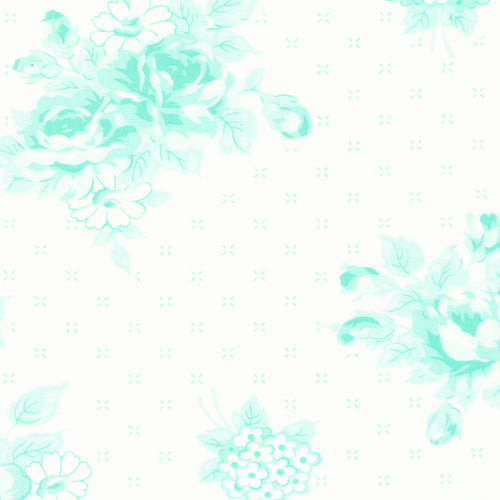 Lighthearted - Rosy Cream Aqua by Camille Roskelley