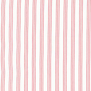 Lighthearted - Stripe Cream Red by Camille Roskelley
