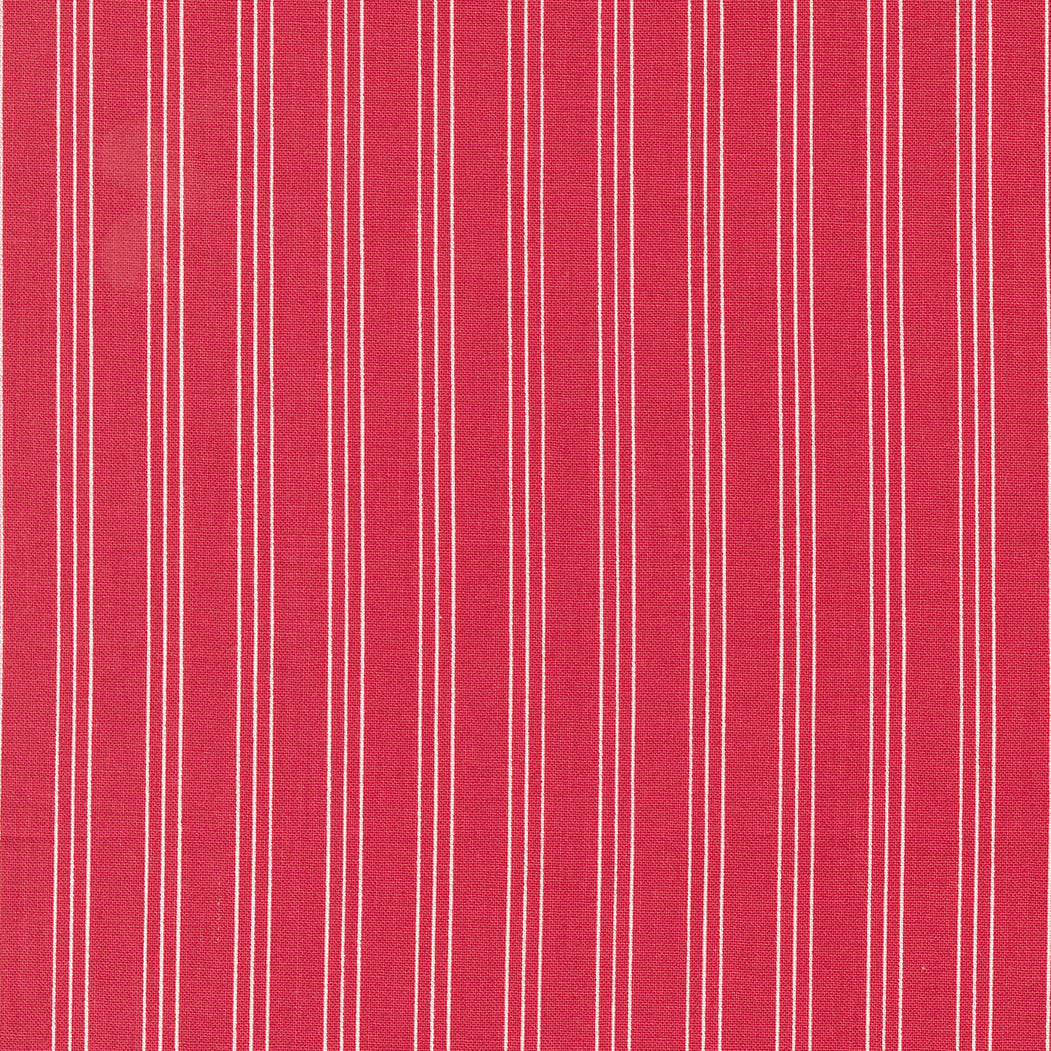 Lighthearted Strip Red by Camille Roskelley