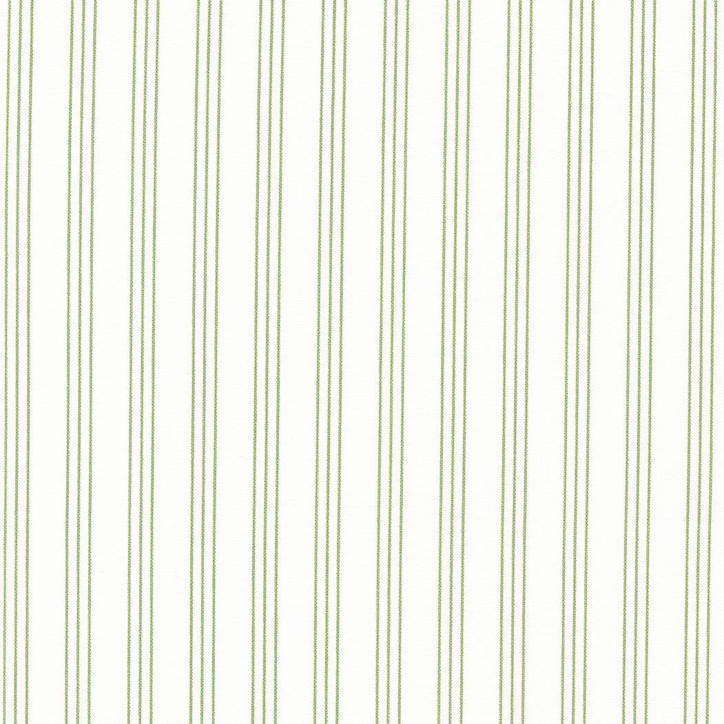 Lighthearted - Stripe Cream Green by Camille Roskelley