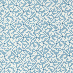 Shoreline - Lattice Checks and Plaids Blender Light Blue by Camille Roskelley