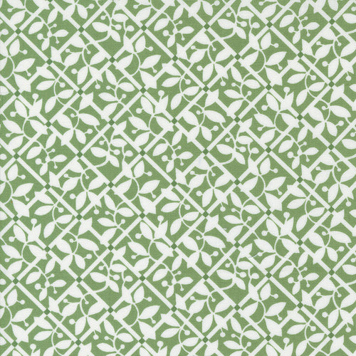 Shoreline - Lattice Checks and Plaids Blender Green by Camille Roskelley