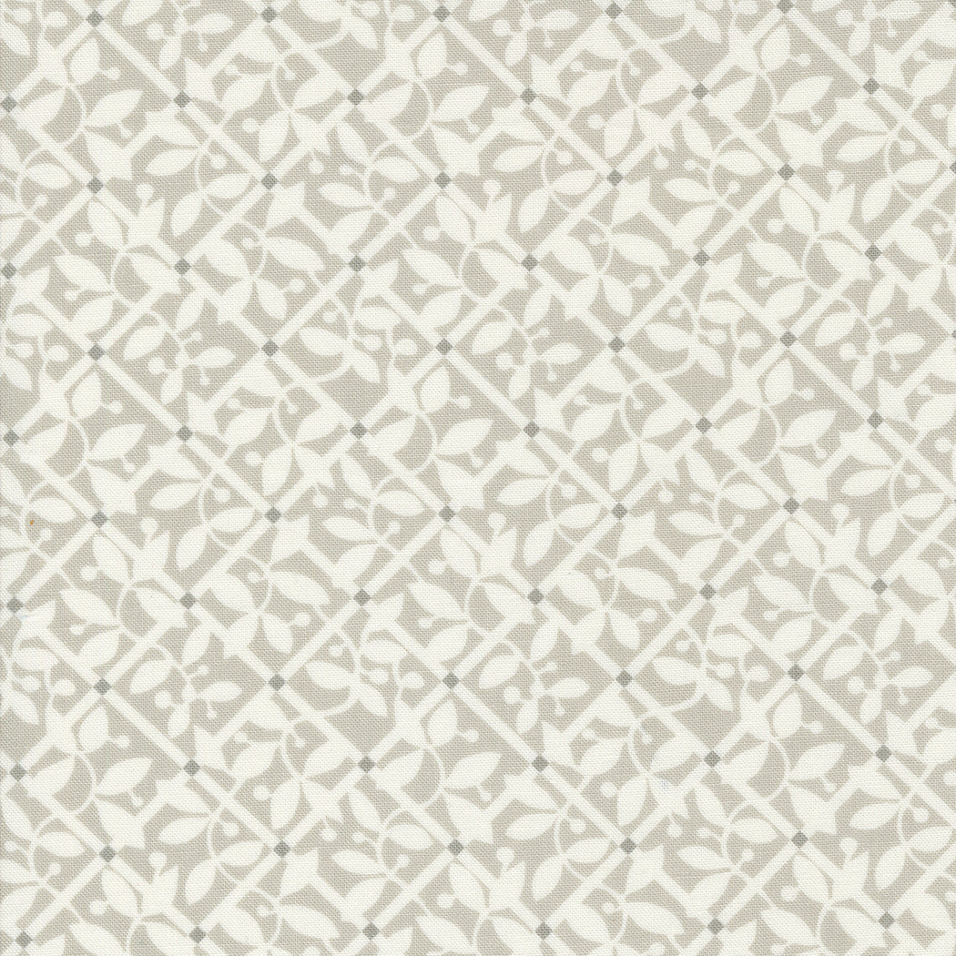 Shoreline - Lattice Checks and Plaids Blender Grey by Camille Roskelley