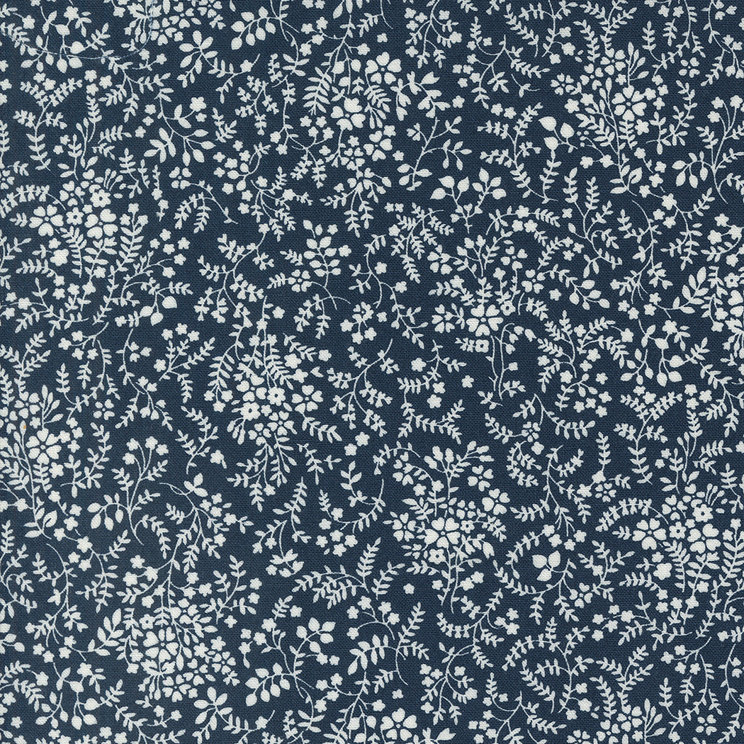Shoreline - Breeze Small Floral Navy by Camille Roskelley