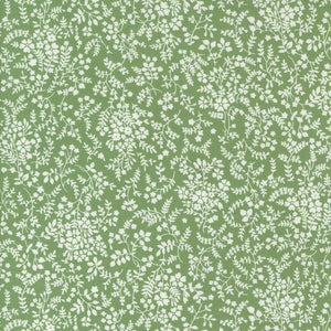 Shoreline - Breeze Small Floral Green by Camille Roskelley