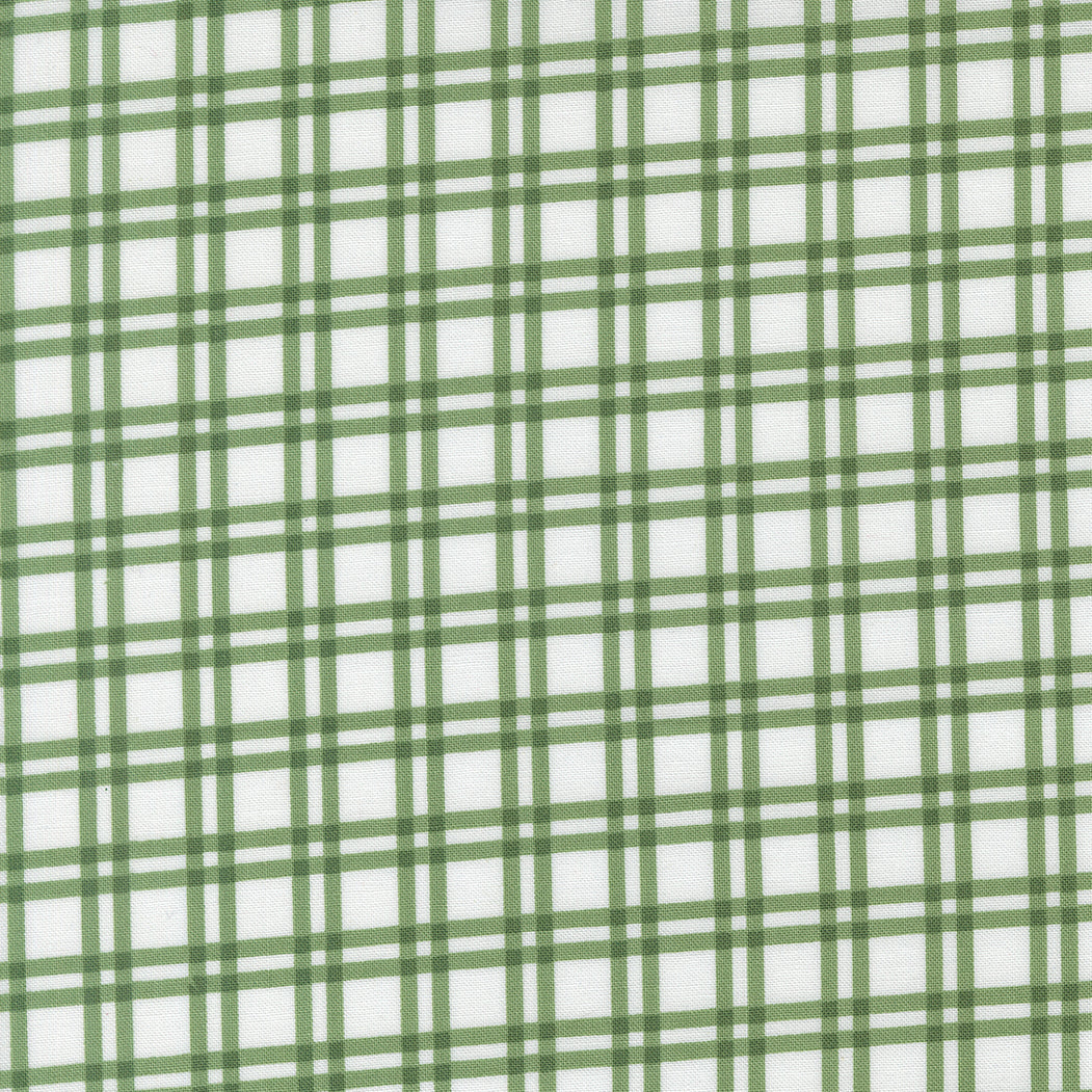 COMING SOON - Blueprint Plaid White Grass by Camille Roskelley