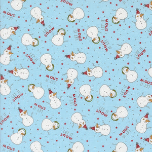 Emmitt and Ivy Snowmen Sky by Sweetwater