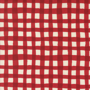 Emmitt and Ivy Gingham Red by Sweetwater