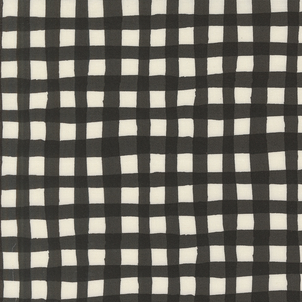 Emmitt and Ivy Gingham Black by Sweetwater