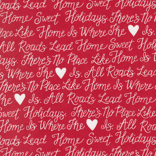 Holidays at Home - Holiday Text Berry Red by Deb Strain