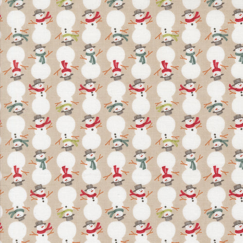 Winter Friends Snowmen Fog by Deb Strain