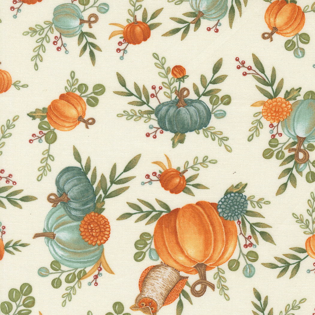 I Love Fall Most of All Pumpkins and Owls Warm White by Deb Strain