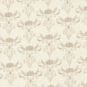 I Love Fall Most of All Pumpkins and Vines Damask Warm White by Deb Strain